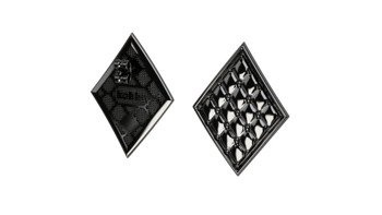 Ohrringe Chesterfield Schwarz