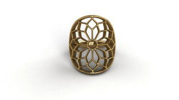 Шартрська позолочена каблучка