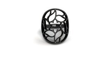 Pierścionek srebrny Milano Black