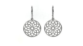 Earrings Chartres White